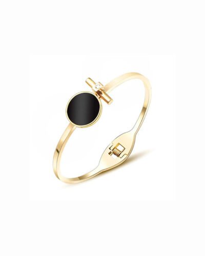 Stainless Steel Bracelet Black EYE BANGLE