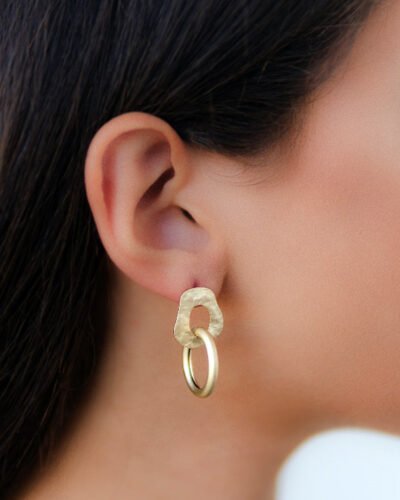 Silver 925 Pin Earrings ANCIENT GREEK