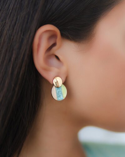 Silver 925 Pin Earrings SUMMER BREEZE