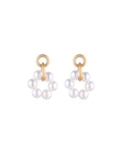 Silver 925 Pin Earrings PEARL STORIES