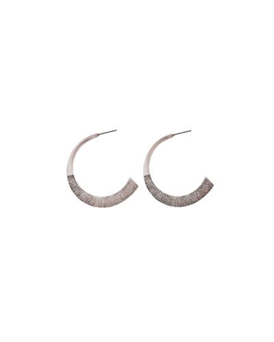 Ατσάλινα Σκουλαρίκια HALFMOON HOOPS