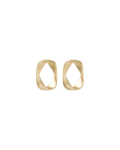 Silver 925 Pin Minimal Earrings DIAMOND HOLE