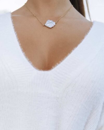 Silver 925 Necklace MOTHER OF PEARL