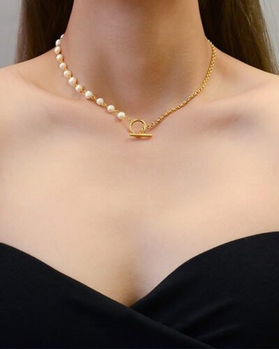 Stainless Steel Necklace  PEARLEGANCE