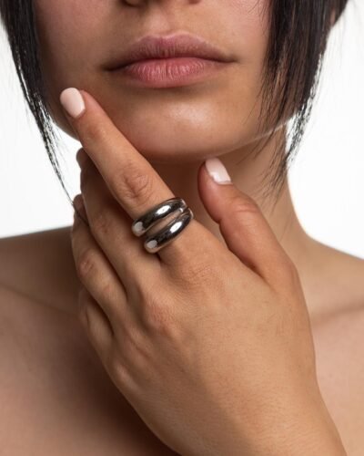 Stainless Steel Ring  URSULA