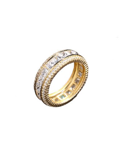 Silver 925 Ring Gold Plated VANA