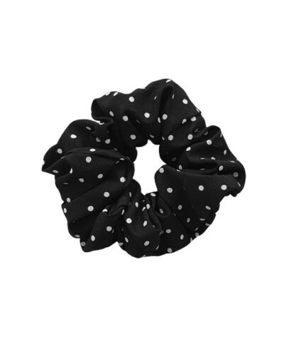 Handmade Black & White Scrunchie