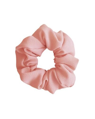 Handmade Pink Pastel Crepe Scrunchie
