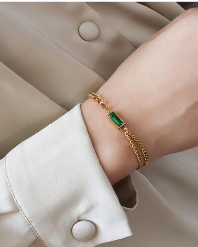 Stainless Steel Bracelet EMERALD
