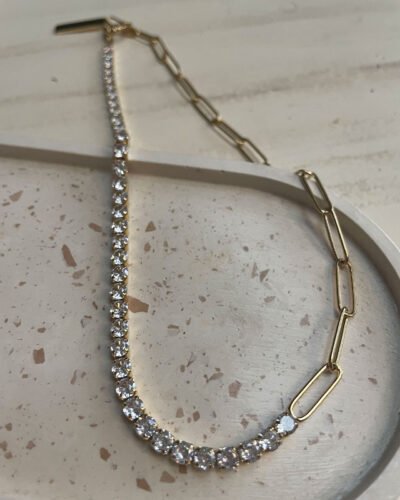 Stainless Steel Necklace  SHINY GEMS