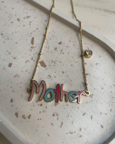Ατσάλινο Κολιέ MOTHER