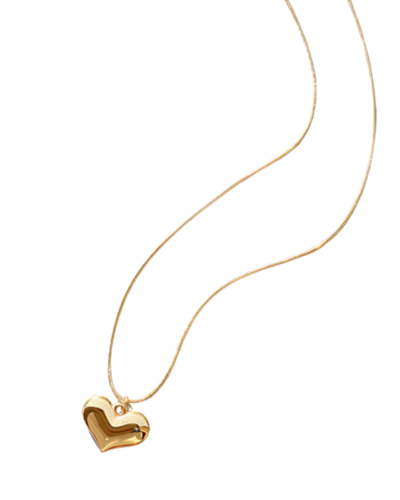 Stainless Steel Necklace  GOLDEN HEART