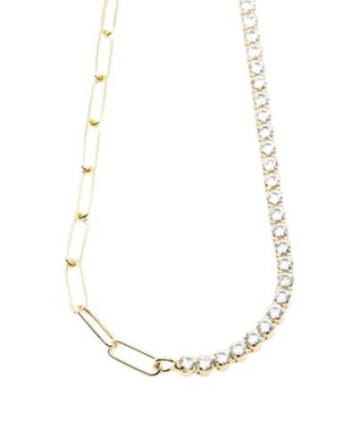 Stainless Steel Necklace  SHINY GEMS